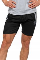 Spodenki Męskie Szorty Wiązane Na Sznurek Z Odblaskami Kieszenie Moraj L Black