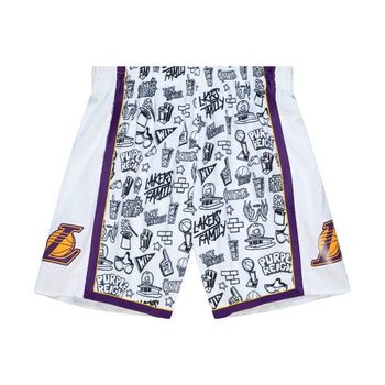 Spodenki Mitchell & Ness NBA Los Angeles Lakers Doodle-S