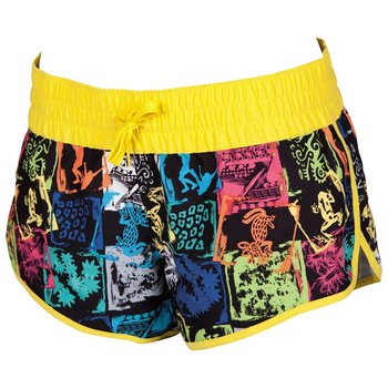 Spodenki szorty sportowe damskie Arena Women's Indios Short Black Yellow S - Arena