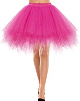 Spódnica Damska Tiulowa Petticoat Retro Puszysta Dziewczęca Różowa S Inna marka