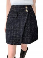 SPÓDNICA ELEGANCKA MINI PROSTA CZARNA XL ŁRL Inna marka