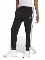 SPODNIE ADIDAS chłopięce czarne bawełna 3paski JD0896 dresy siłownia M Adidas
