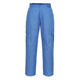 Spodnie antyelektrostatyczne ESD Niebieski 2XL-Zdjęcie-0