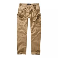 spodnie bojówki ADVEN TROUSERS SLIM FIT camel-XXL Inna marka