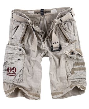 spodnie bojówki krótkie ROYAL SHORTS - ROYALWHITE-L