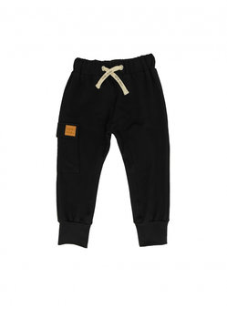 Spodnie Cargo Pants - Black Nitki Kids -  104/110 - BLACK - Nitki Kids
