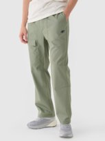 Spodnie casual męskie 4f 4frss24ttrom1327-44s zielony 4F