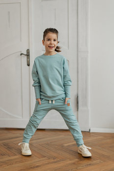 Spodnie Cut Pants - Aqua Mint Nitki Kids -  92/98 - A_MINT - Nitki Kids