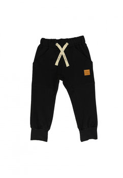 Spodnie Cut Pants - Black Nitki Kids -  104/110 - BLACK - Nitki Kids