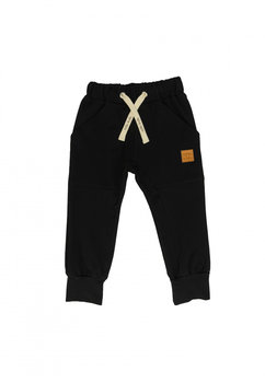 Spodnie Cut Pants - Black Nitki Kids -  80/86 - BLACK - Nitki Kids