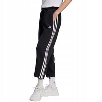 Spodnie damskie adidas Essentials 3-Stripes Open Hem Fleece czarne HZ5748 L Adidas
