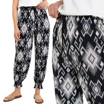 SPODNIE DAMSKIE ALLADYNKI WYSOKI STAN LEKKIE WYGODNE CASUAL MORAJ S/M PATT 2 Moraj
