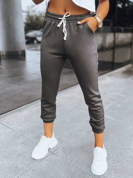 Spodnie damskie dresowe joggery MORELO szare Dstreet UY1582-XL/XXL - Inna marka