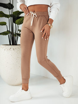 Spodnie damskie dresowe MILA kamelowe Dstreet UY1823-XL/XXL - Inna marka