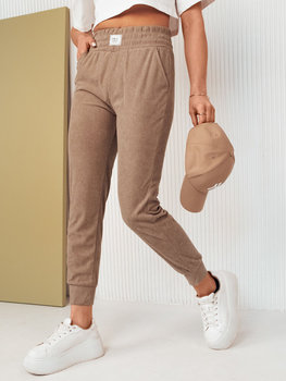 Spodnie damskie dresowe MORSI kamelowe Dstreet UY2041-M/L - Inna marka