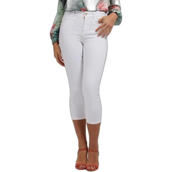 Spodnie damskie Guess 1981 Capri  jeansowe 3/4 białe-W27 - GUESS