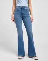 Spodnie Damskie Jeansy Flare Niebieskie Lee Breese 27/33 LEE