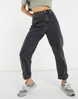 Spodnie Damskie Mom Jeans Czarne Casual 28/32 Nmm Inna marka