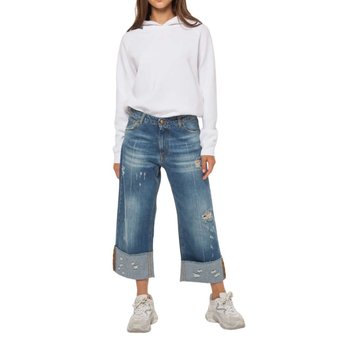 Spodnie damskie No-l-ita Beryl jeansowe szerokie-W28 - GUESS