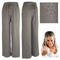 Spodnie Damskie Szerokie Nogawki Kuloty Dzwony Luźne Wiązane Letnie S/M