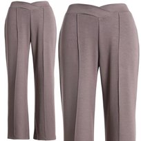 Spodnie Damskie Wiskozowe Stylowe Komfortowe Wygodne Eleganckie Moraj S Mokka