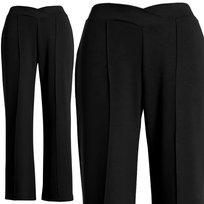 Spodnie Damskie Wiskozowe Stylowe Komfortowe Wygodne Eleganckie Moraj Xxl Black