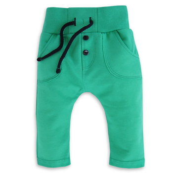 Spodnie dla chłopca MROFI (Pl) mocna zieleń rozmiar 62 - Mrofi