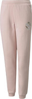 Spodnie dla dzieci Puma Alpha Sweatpants FL różowe 589235 36-116cm Puma
