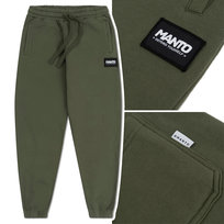 Spodnie Dresowe Bawełniane Męskie Manto Label Khaki R. Xxl MANTO