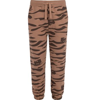 Spodnie dresowe chłopięce bawełniana dresowe 140 brązowe Safari Endo - Endo