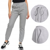 Spodnie Dresowe Damskie Bawełniane Dresy Moraj Xl Grey