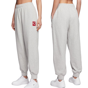 Spodnie dresowe damskie Puma X VOGUE RELAXED szare 53669304-XS - Puma