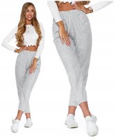 Spodnie Dresowe Damskie Szare Z Haftem Moraj Xl