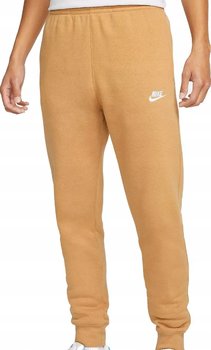 Spodnie Dresowe Dresy Nike Club Fleece Beżowe M - Nike