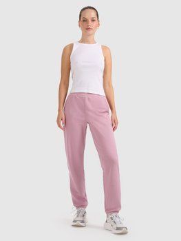 Spodnie dresowe joggery damskie 4F 4FRAW25TTROF1613-56S Różowy XS - 4F