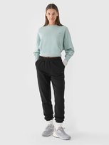 Spodnie dresowe joggery damskie 4F 4FWAW24TTROF0925-20S Czarny 4F