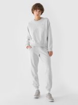 Spodnie dresowe joggery damskie 4F 4FWMM00TTROF1137-27M Szary 4F