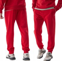 Spodnie Dresowe Męskie 4F Treningowe Joggery Sportowe 4F Czerwone L 4F