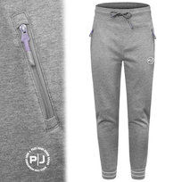 SPODNIE DRESOWE męskie długie sportowe COLLEGE szare melanż XXL Pako Jeans