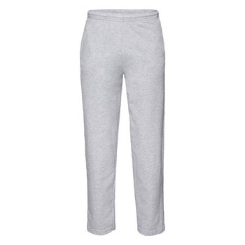 Spodnie dresowe męskie Lightweight Open Leg Jog Pants Fruit of the Loom - Heather Grey L - FRUIT OF THE LOOM