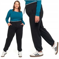 SPODNIE DRESOWE Ocieplane Damskie z Wysokim Stanem Klasyczne MORAJ M