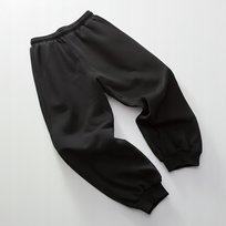 Spodnie dresowe OVERSIZE 330g premium czarne - grube, streetwear XXL