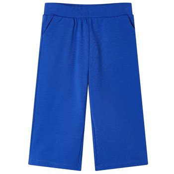 Spodnie dziecięce bawełniane 116 błękit kobaltowy - Inna marka