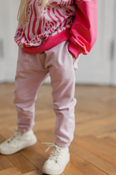 Spodnie Girl's Pants - Candy Pink Nitki Kids -  104/110 - C_PINK - Nitki Kids
