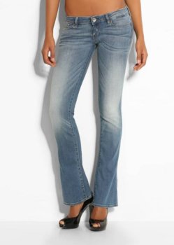 Spodnie Guess Boot Ultra Low jeansy dzwony-W25 - Inna marka