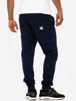 Spodnie Jeansowe Jogger Męskie Granatowe / Białe Jigga Crown Stitch XL