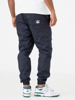 Spodnie Materiałowe Jogger Bojówki Ze Ściągaczem Granatowe Jigga Wear Crown Ripstop Cargo XXL