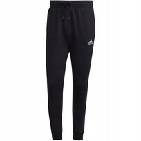 Spodnie męskie adidas Essentials Fleece Regular Tapered czarne HL2236 M Adidas