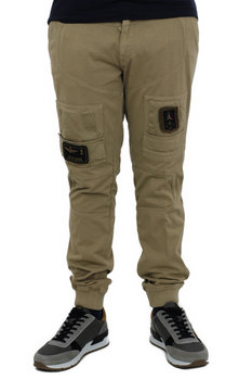 Spodnie Męskie Aeronautica Militare Khaki - L - AERONAUTICA MILITARE