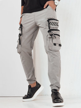 Spodnie męskie bojówki szare Dstreet UX4159-M - Dstreet
